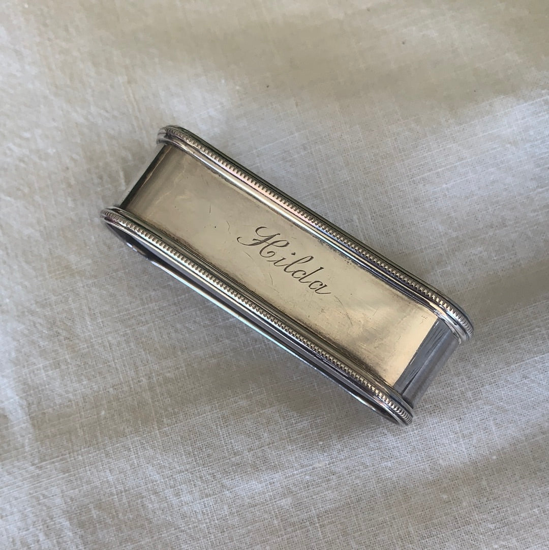 STERLING OVAL NAPKIN RING (Assorted)