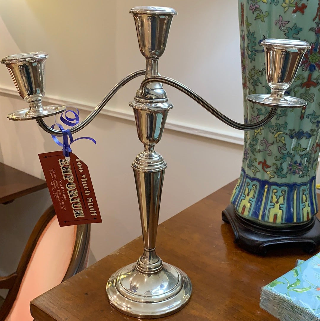 NEWPORT STERLING CANDLESTICKS