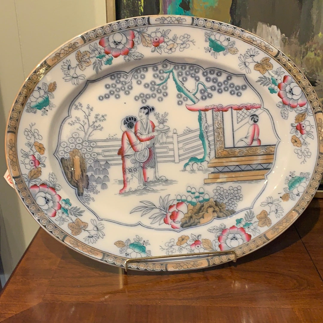 ENGLISH IRONSTONE PLATTER