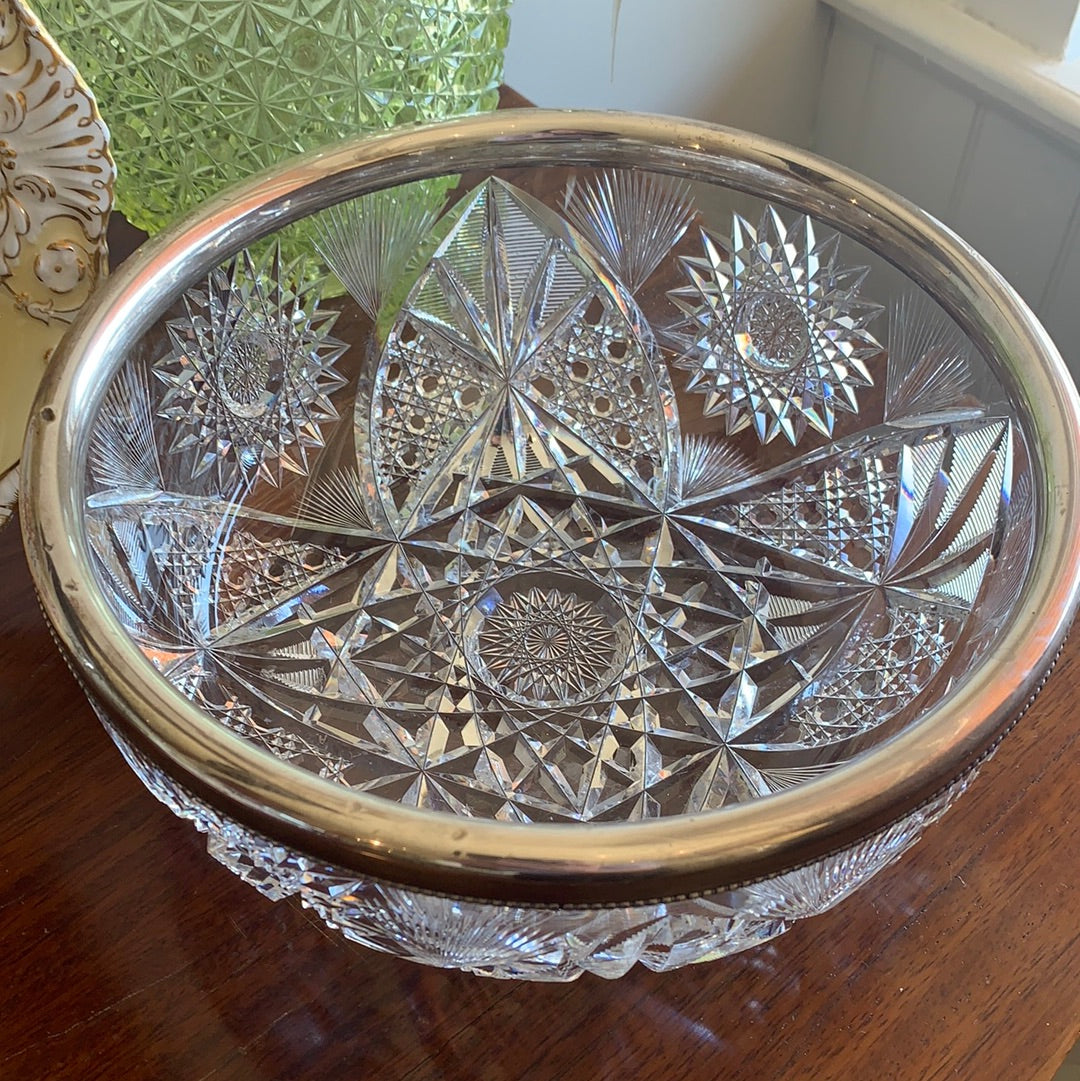 CUT GLASS HAWKES BOWL