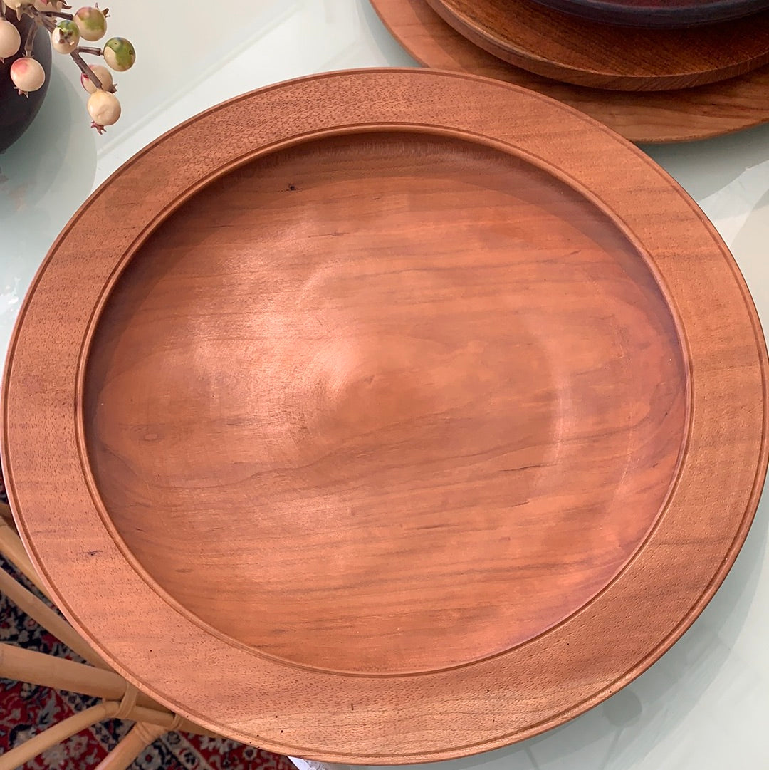 14" Wooden Platter