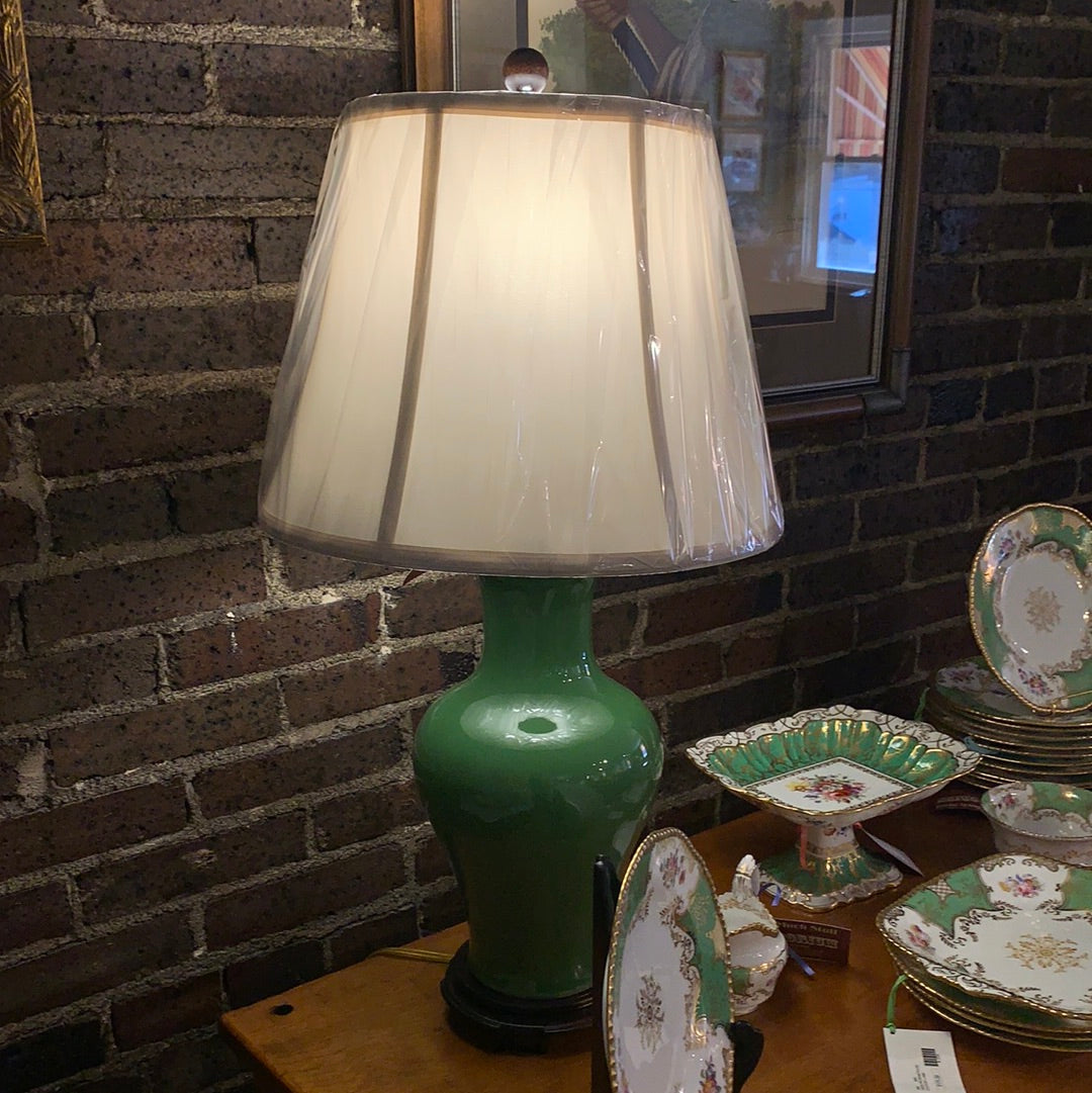 21 GREEN WINE BOTTLE LAMP