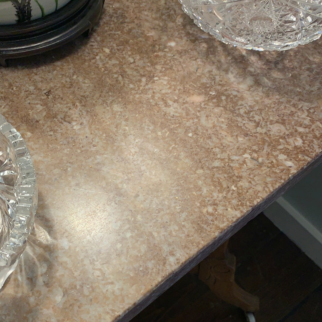 ANTIQUE MARBLE TOP TABLE