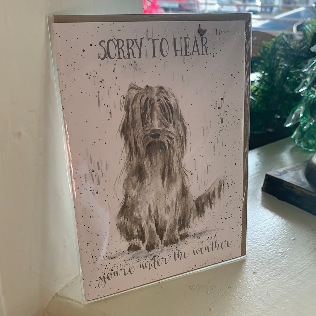 UNDER THE WEATHER CARD