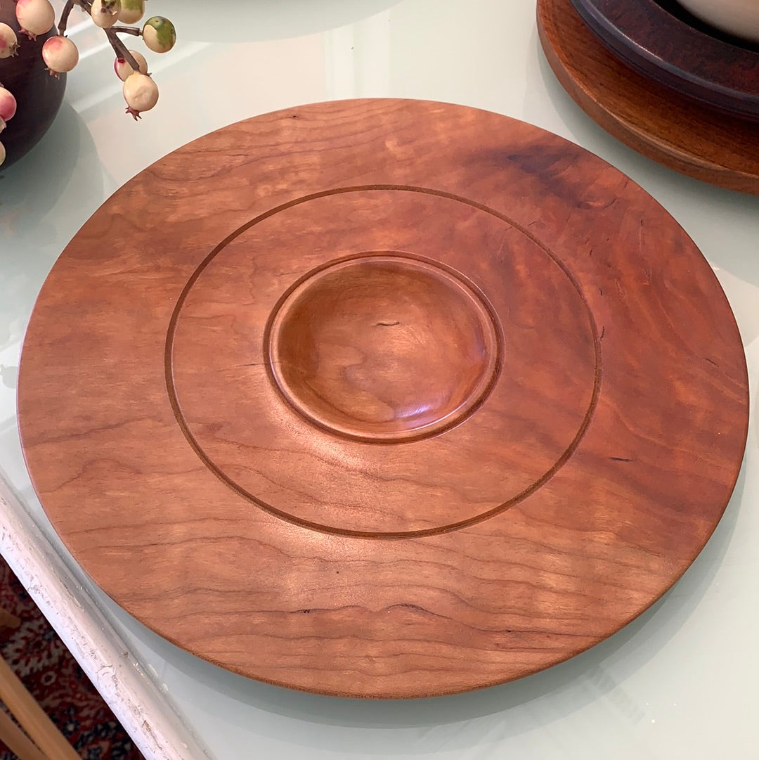 13" Wooden Dipping Server