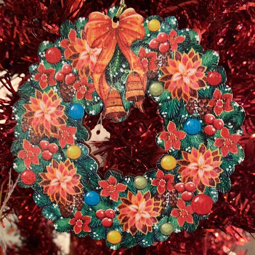 ORNAMENT- CHRISTMAS WREATH