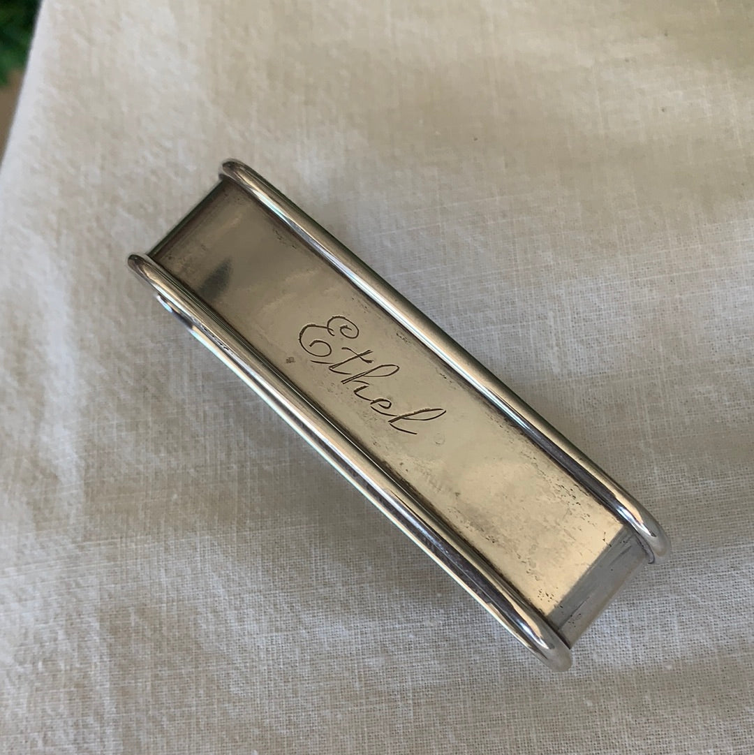STERLING OVAL NAPKIN RING (Assorted)