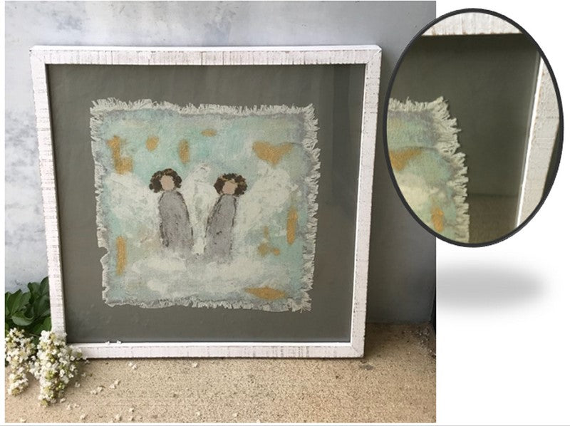 Angel Duo Glass Shadow Box ©Tawnya Norton