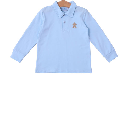 Gingerbread Embroidery Polo - Breckenridge Baby