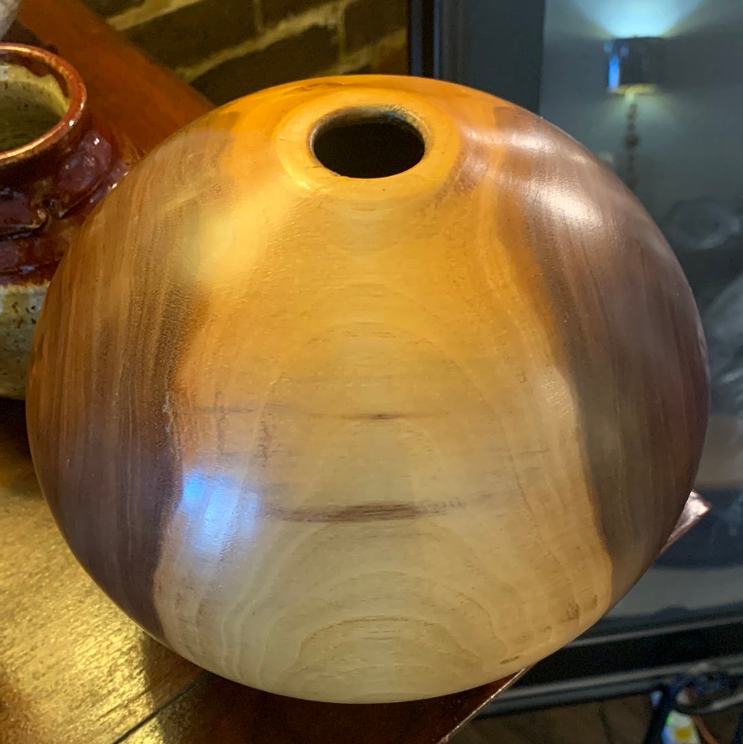 Large Wooden Vase