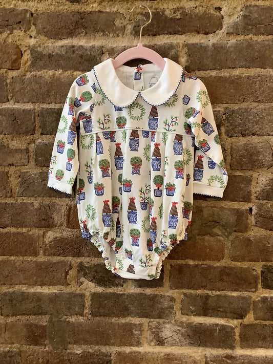 Christmas Planters Bubble Onesie