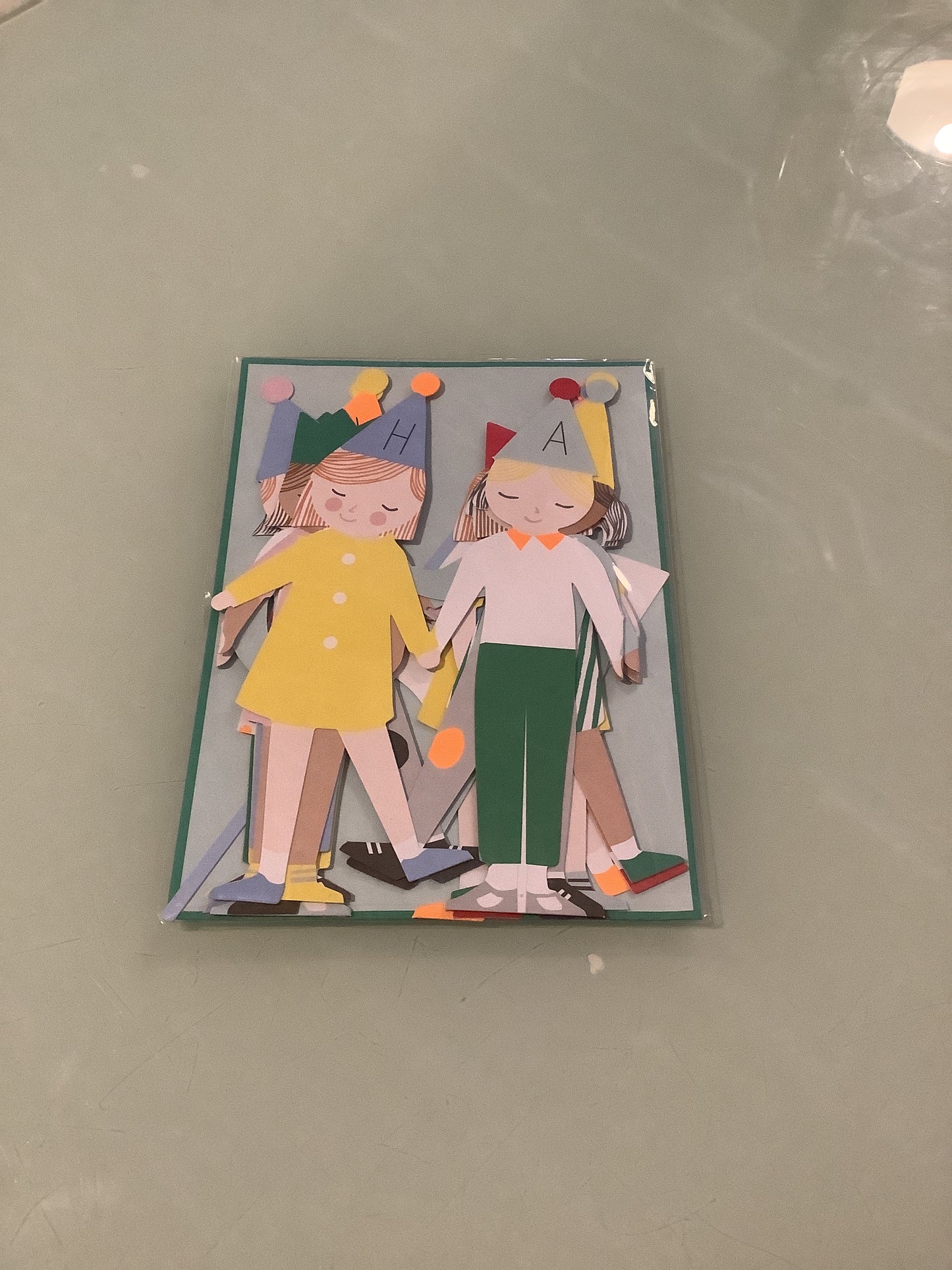 concertina children card