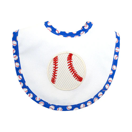 Feeding Bib - Baseball - Breckenridge Baby