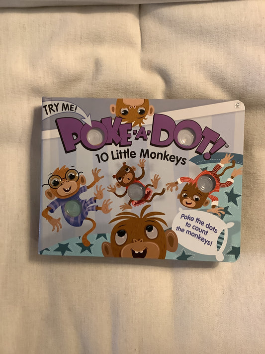 Poke a dot 10 little monkeys