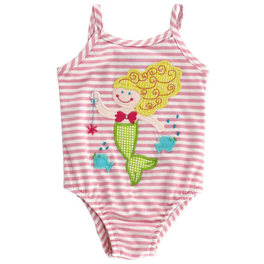 Millie Mermaid Girls One Piece - Breckenridge Baby