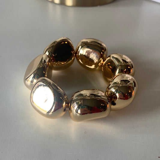 Gold Nugget Bracelet