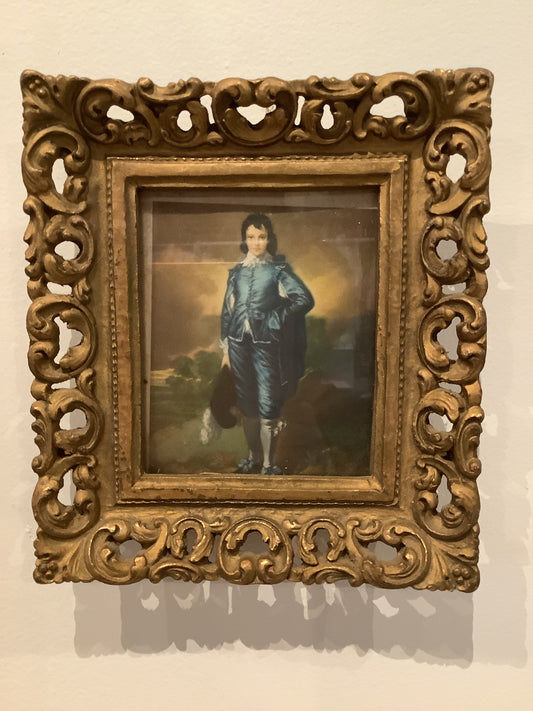 Gold framed “Boy in blue”