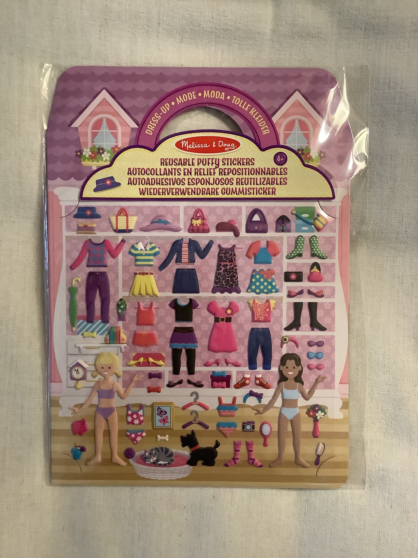 Puffy sticker play set - dress up