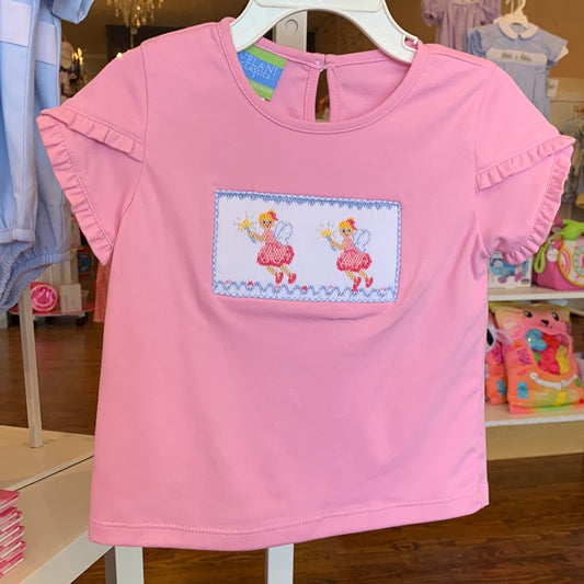 Fairies Pink Knit T-Shirt - Breckenridge Baby