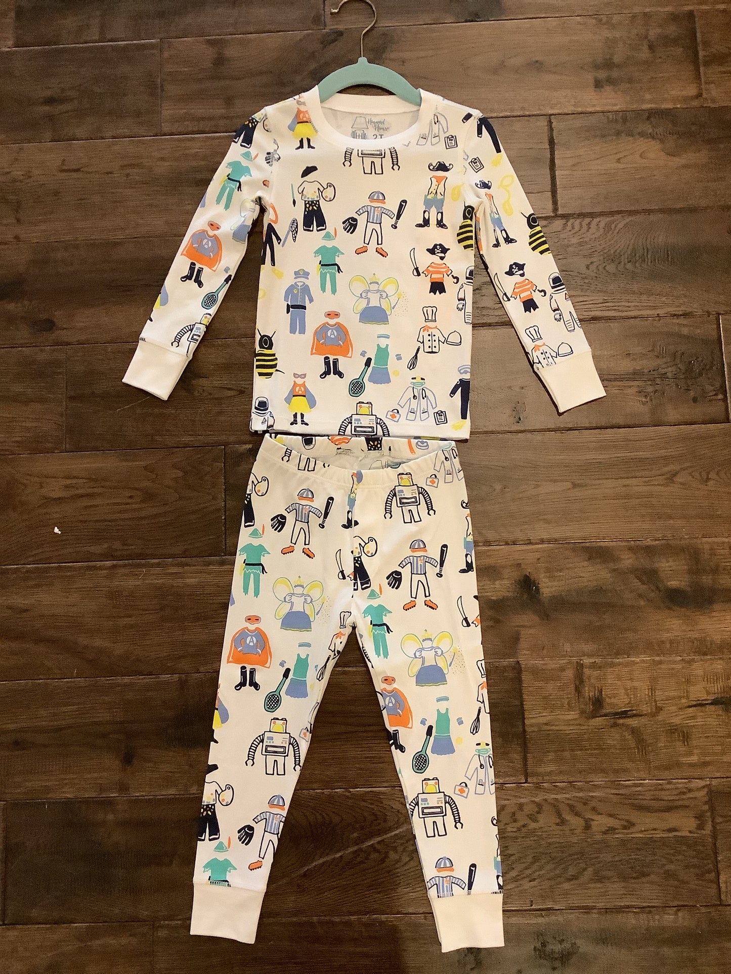 costumes two-piece pajama set