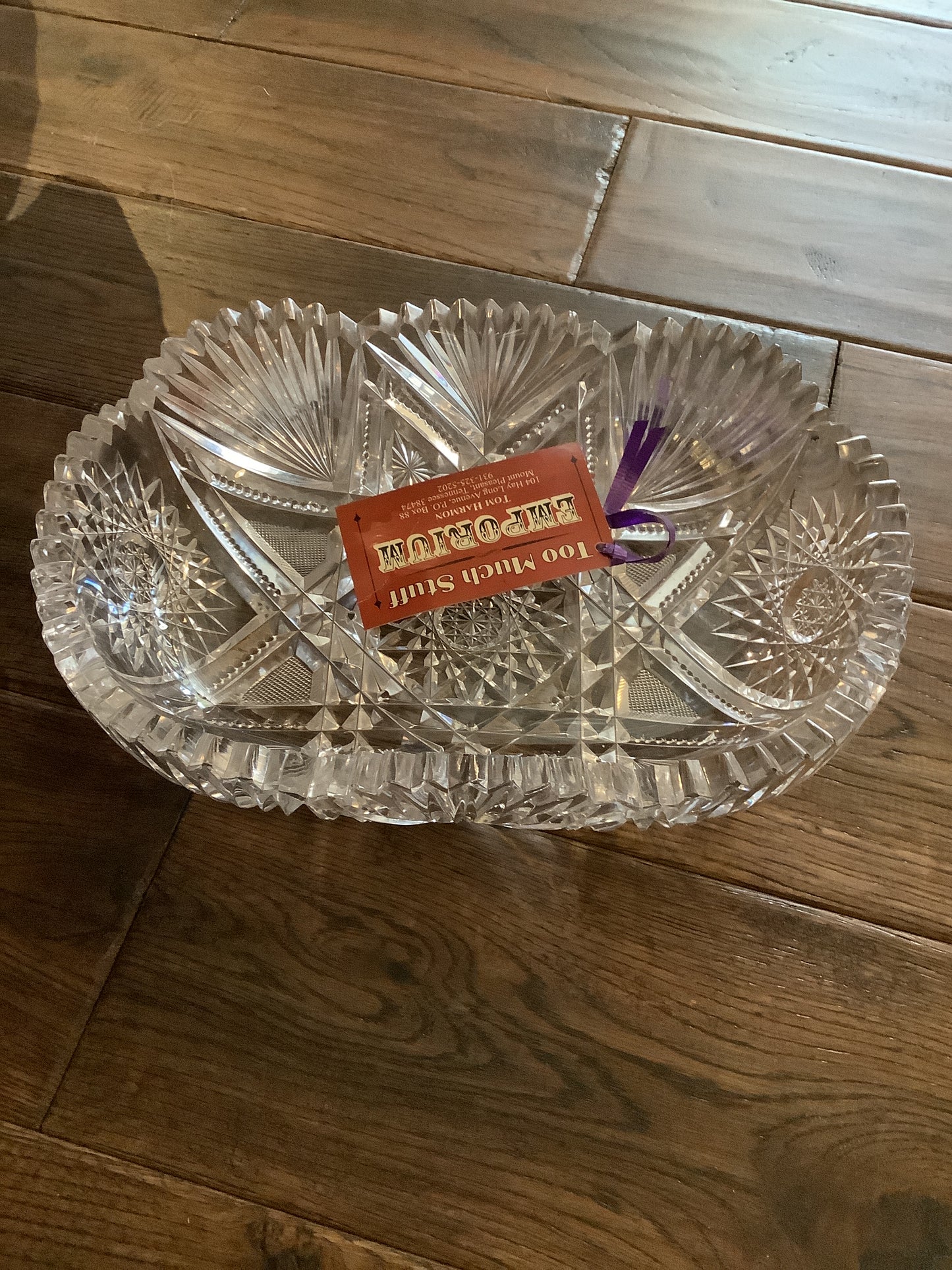 CUT GLASS BOWL