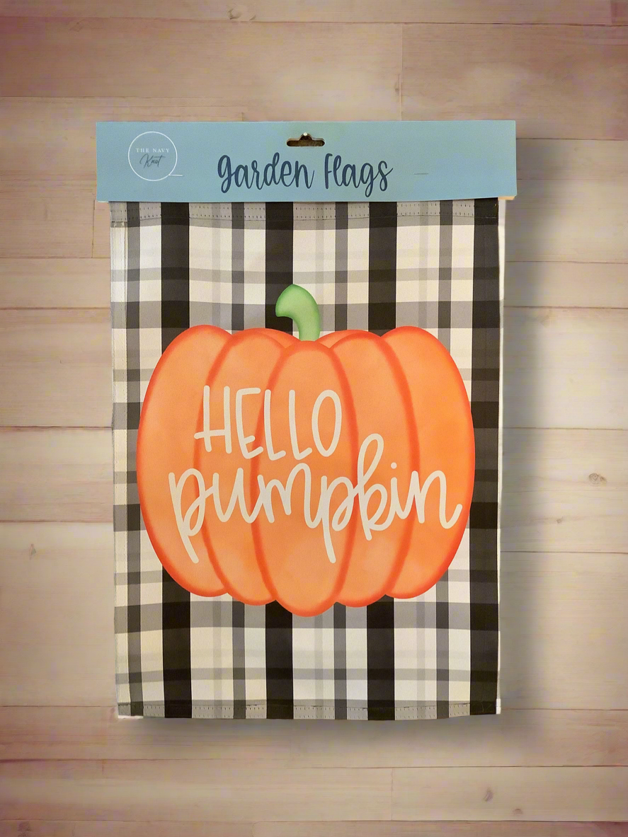 Hello Pumpkin Flag