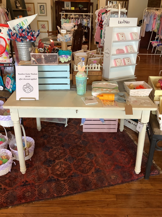 White Display Table