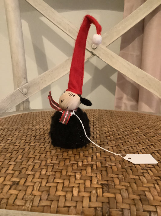 Black Christmas sheep