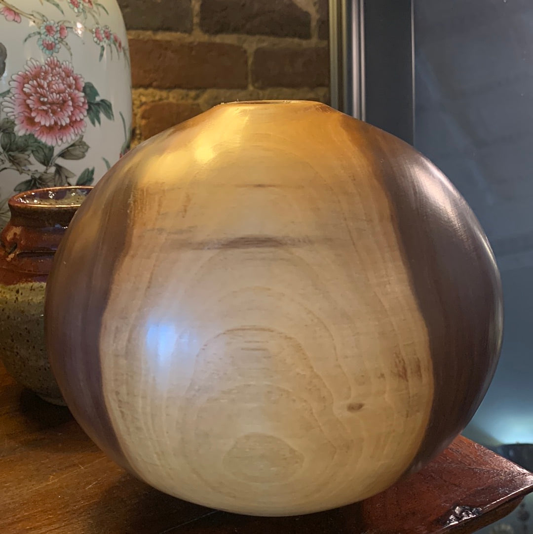 Large Wooden Vase