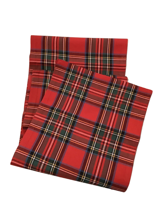 Stowe Tartan Christmas Table Runner 13x70