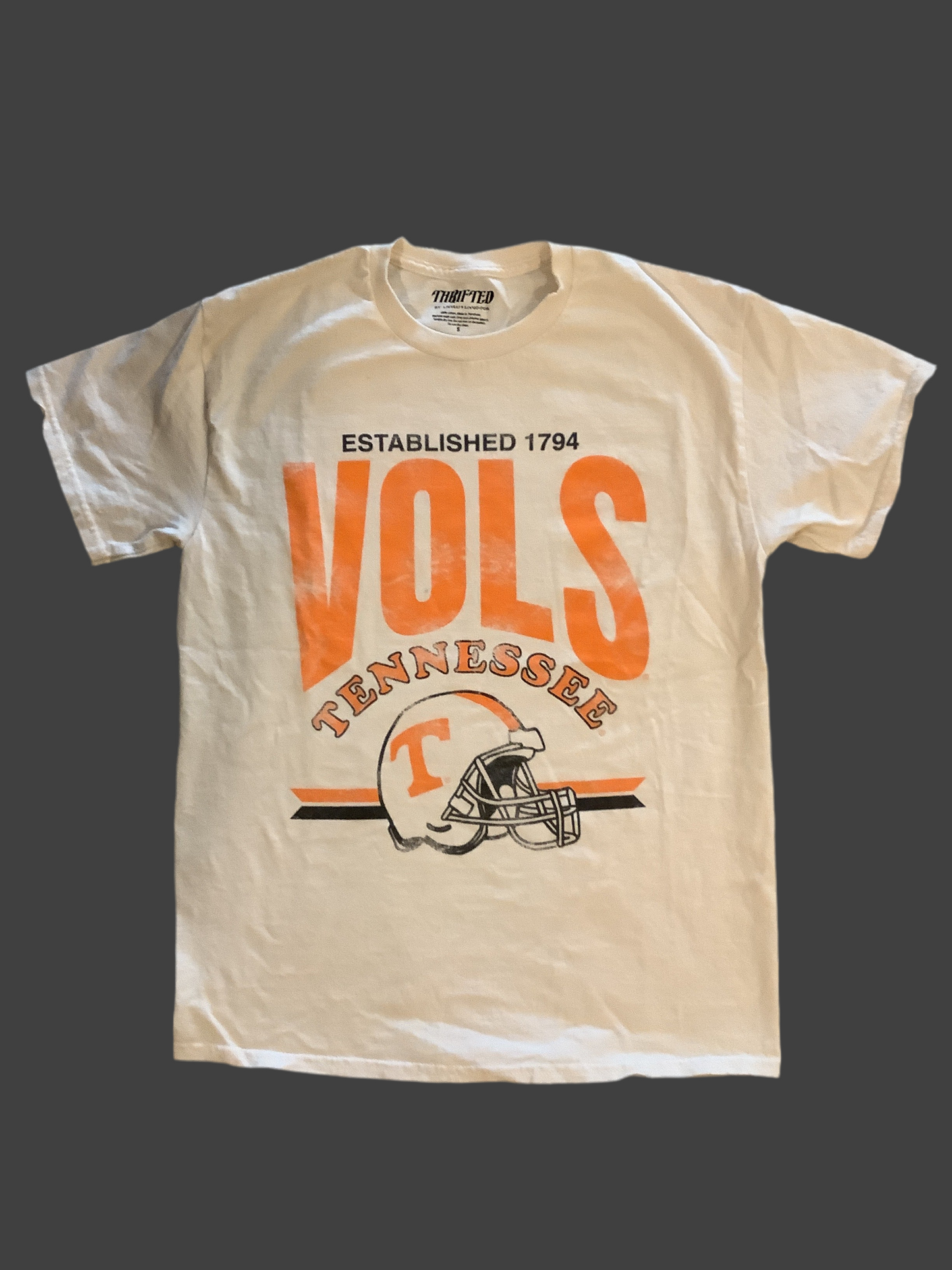 Vols Vintage Helmet Off White Tee
