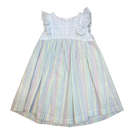 Pastel Stripe Brook Dress - Breckenridge Baby