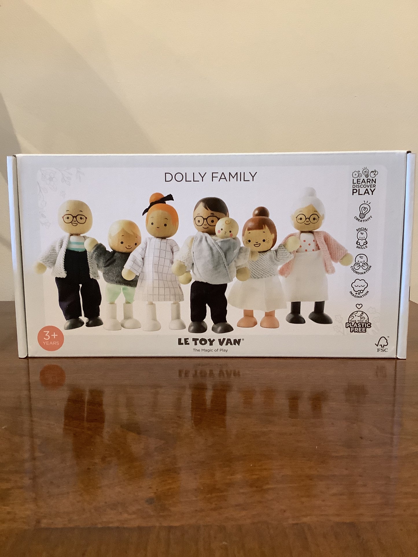 Wooden Dolly Family
