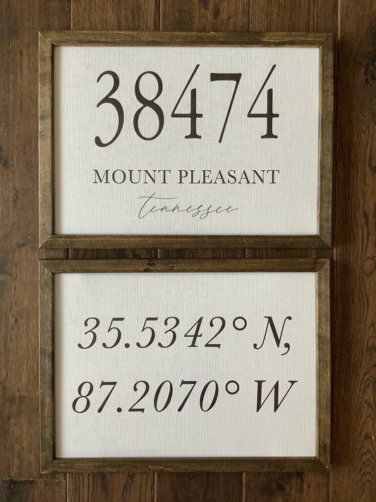 Mt.Pleasant Framed Picture