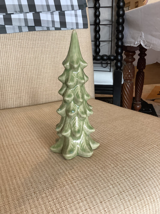 Stoneware Tree Light Green