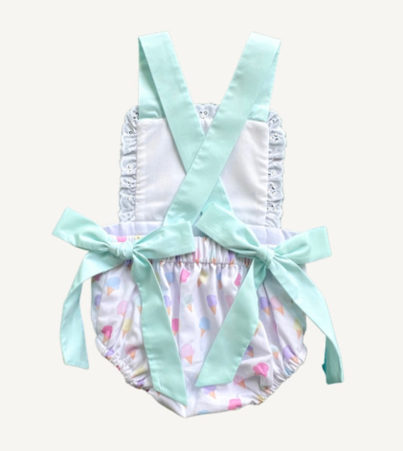 Sadie Sunsuit, South End Scoops - Breckenridge Baby