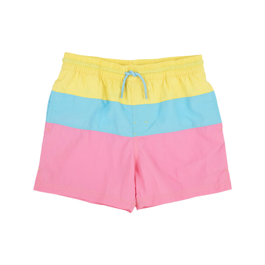Country Club Colorblock Trunk - Lake Worth Yellow/Brookline - Breckenridge Baby