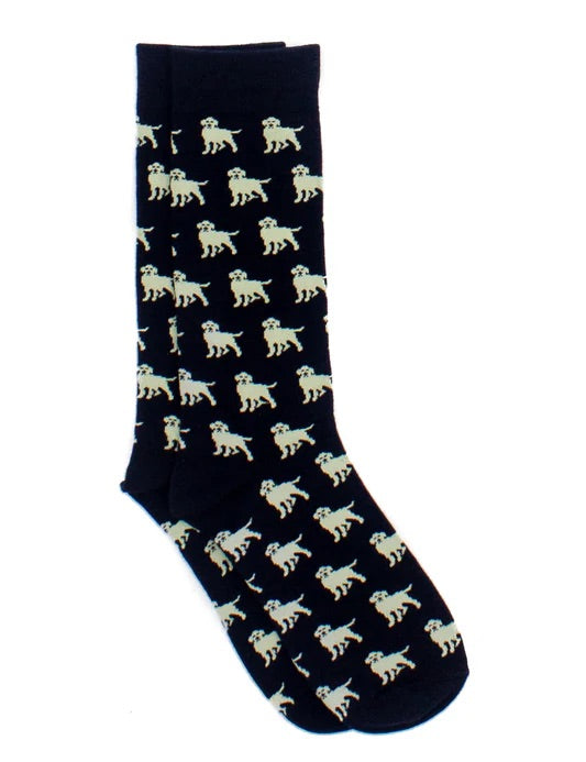 Boys Lucky Duck Sock Golden Retriever