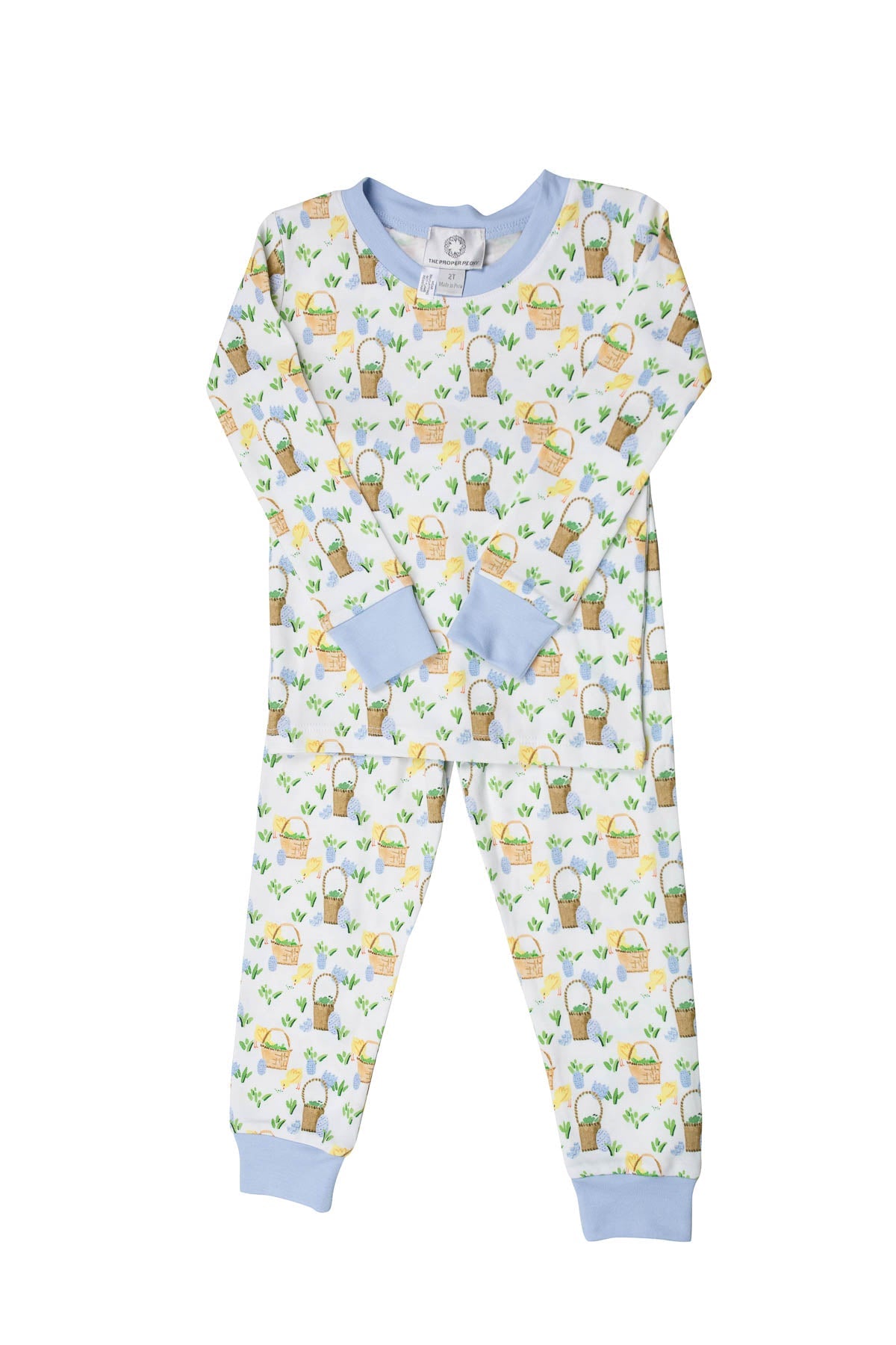 Easter Basket Blue Pant Set - Breckenridge Baby