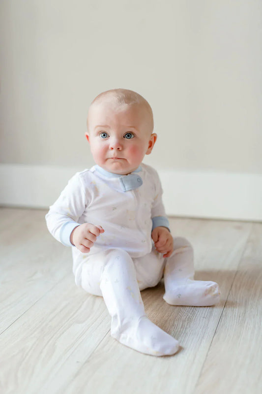 Boys Zip Up Jammies, D&B - Breckenridge Baby