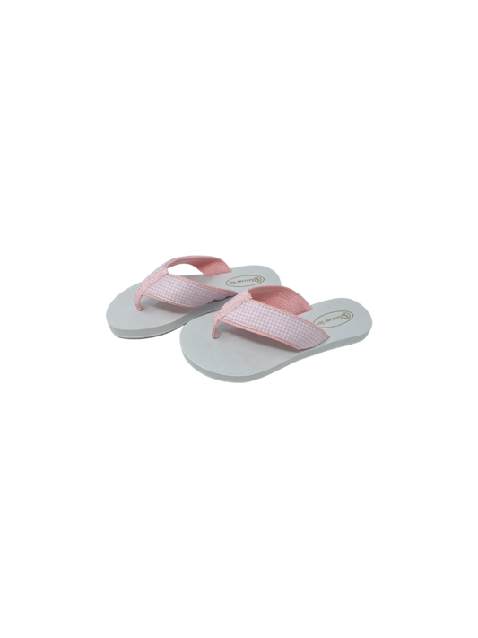 Flip Flop Pink Mini Gingham - Breckenridge Baby
