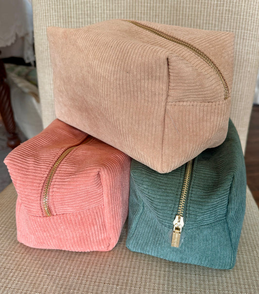 Corduroy Make Up Bags