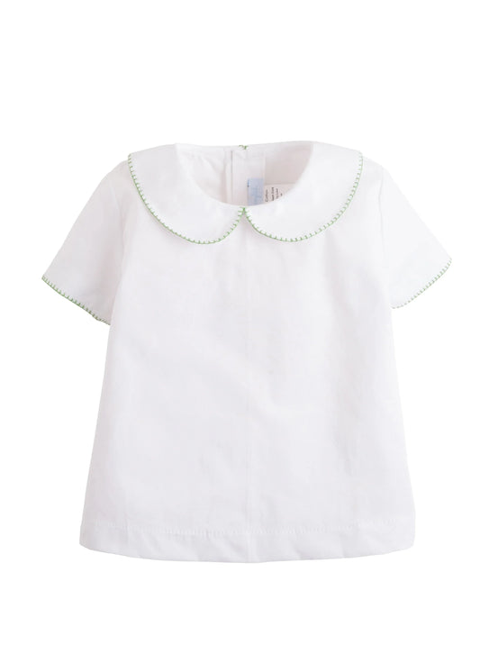 Green Whipstitch Day Shirt - Breckenridge Baby