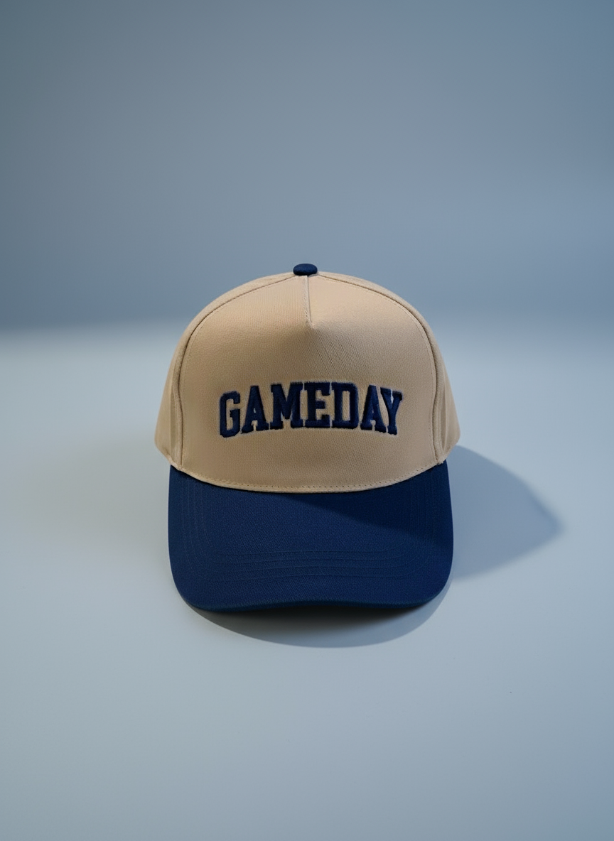 GAMEDAY embroidery two tone trucker hat