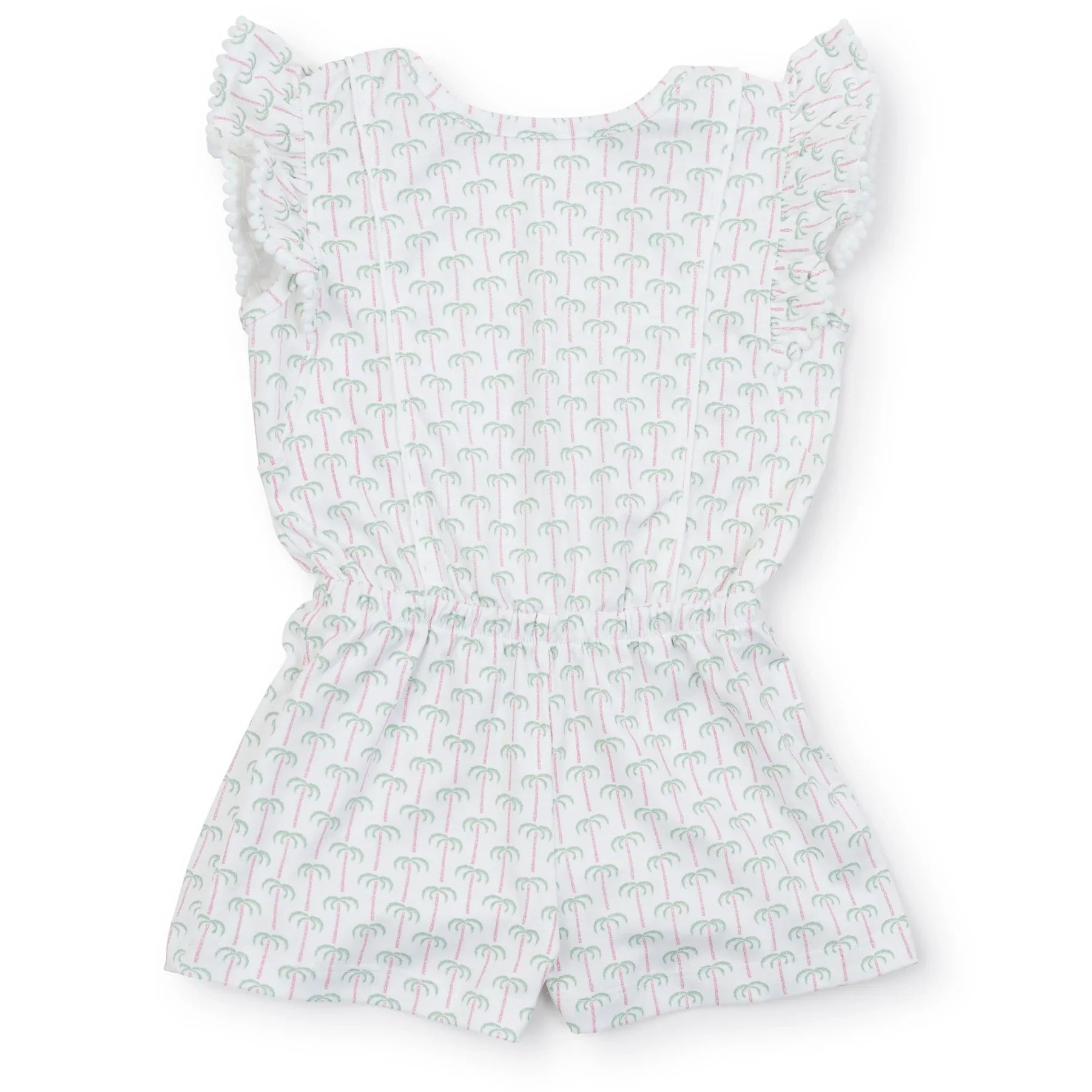 Rae Romper - Pacific Palms Pink - Breckenridge Baby