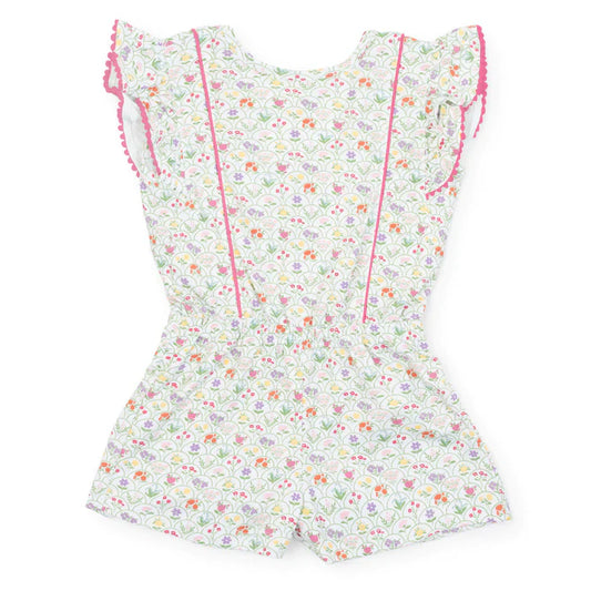 Rae Romper - Garden Floral - Breckenridge Baby