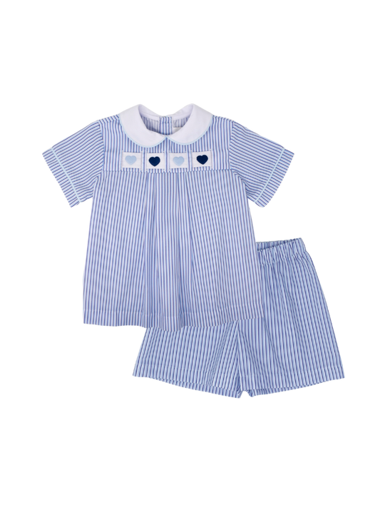 Noah Ribbon Short Set - Oh Happy Day - Breckenridge Baby