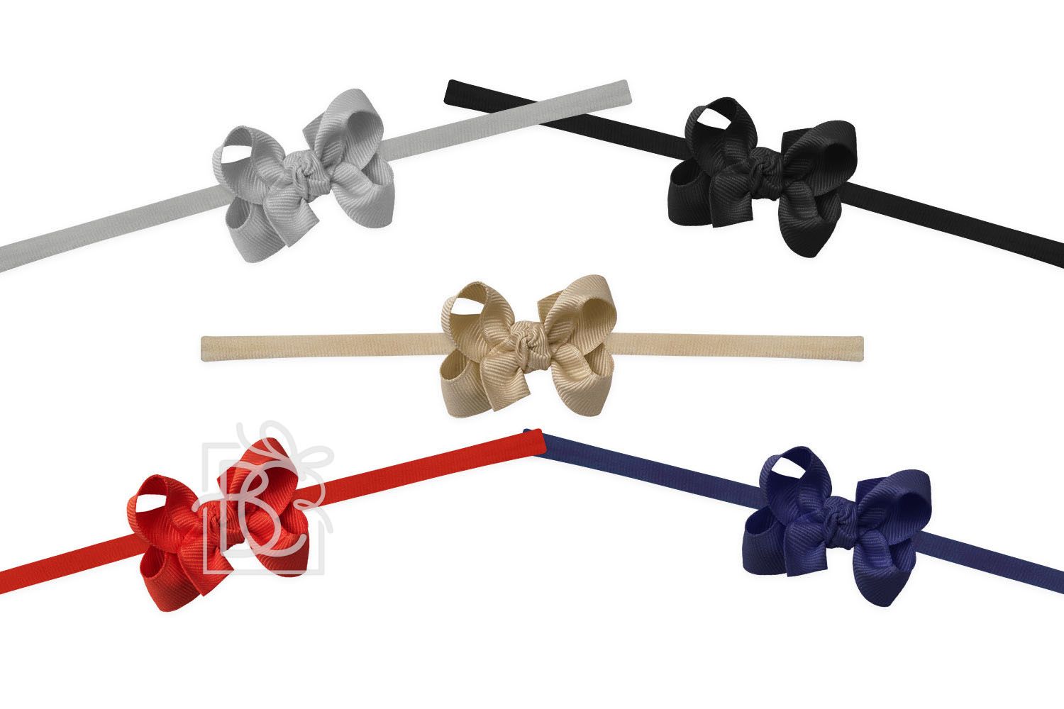 2" Toddler Pantyhose Headband Bow (Multiple Colors Available) - Breckenridge Baby