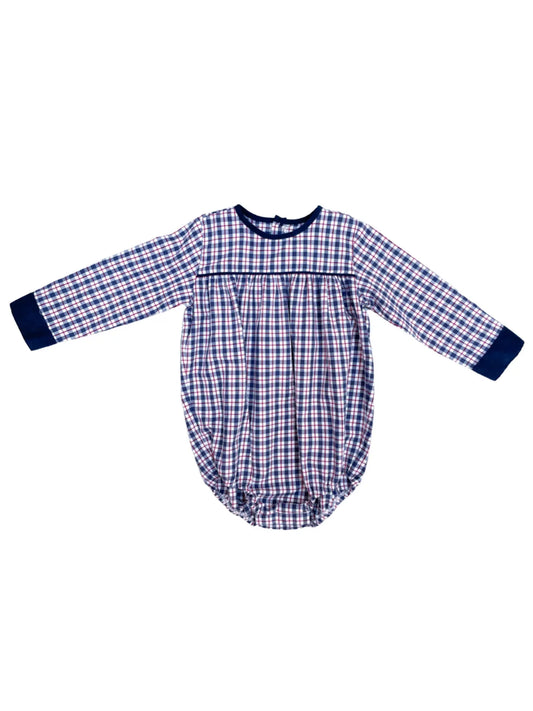 Brooks Bubble - Blue Plaid - Breckenridge Baby