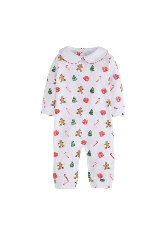 Printed Playsuit - Gingerbread Cookies - Breckenridge Baby
